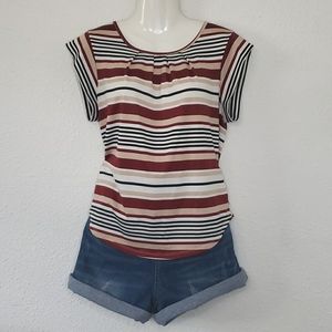 Casual striped shirt